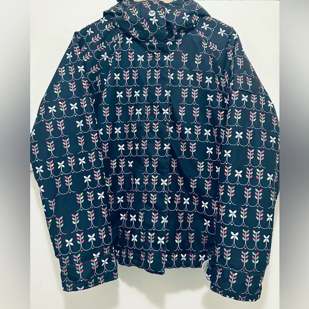 Roxy Jewel 5000 Snowboard Coat, Women's Size Small, Navy blue with multi color